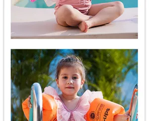Bambini braccioli da nuoto gonfiabili bambino ali d acqua doppio airbag maniche PVC