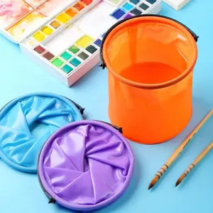 Portable Oxford Cloth Folding Bucket Multi-Functional Telescopic Water Bucket For Outdoor Sketching Fishing Camping Cleaning