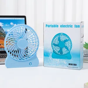 Desktop USB rechargeable fan mini portable electric fan for office home cooling 3 speeds new