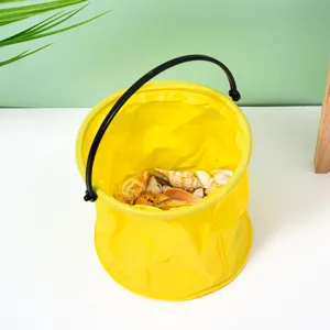 Portable collapsible folding bucket for art painting fishing outdoor sketching telescopic washing.