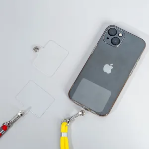 Universal phone lanyard with clear tether tab crossbody neck strap for daily smartphone use