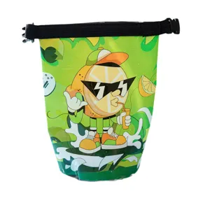Waterproof dry bag for swimming and beach, large capacity PVC outdoor floating backpack.