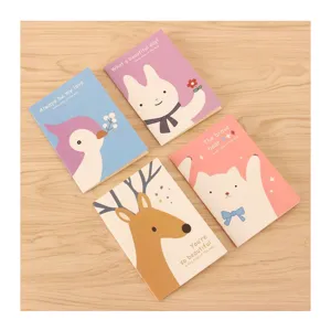 Jolis mini carnets de notes de dessin animé pour papeterie, petits blocs-notes et super cadeaux.