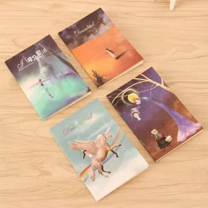 Ensemble de carnet mini dessin animé mignon pour écoliers papeterie journal de poche vue principale
