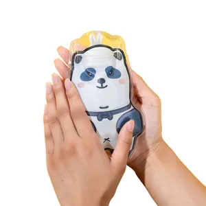 Cartoon panda hot water bag cute hand warmer for student dorm cute hand warming bag soft