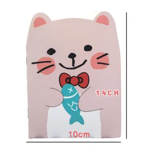 Taccuino mini portatile orsetto cartone animato carino agenda cancelleria regalo 14x10cm