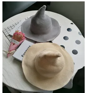 Donna cappello strega maglia tesa larga traspirante cotone cappello sole estate berretto