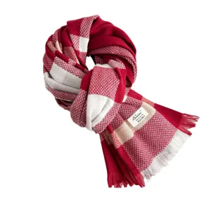 Koreanischer Winter warmer bunter Karomuster Kaschmirersatz Schal stylischer Fransen Schal