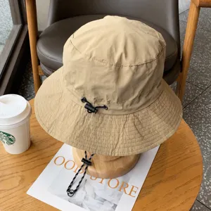 Portable outdoor waterproof sun hat quick dry bucket hat hiking anti UV fisherman hat