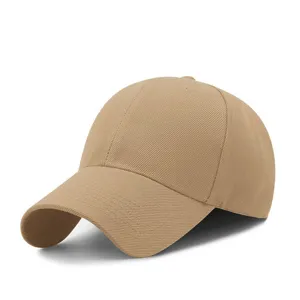 Einfarbig khaki Baseballkappe für den Sonnenschutz im Freien bequeme Freizeithut stilvoll.