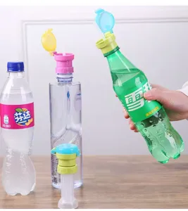 Universal silicone straw bottle cap anti-choking drinking conversion lid for kids water bottles.