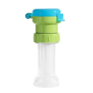 Mineral water bottle straw cap for kids anti-choking silicone drink adapter conversion top.