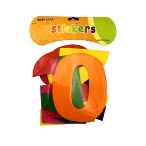 Foam numbers 0-9 stickers bath toys early education DIY learning material pack main image
