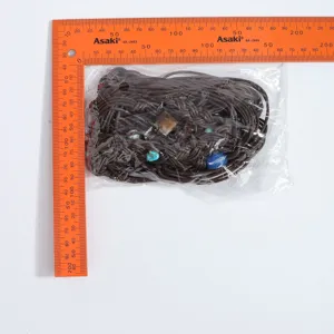 Boho handmade braided waist chain for women vintage dress decorative belt strap