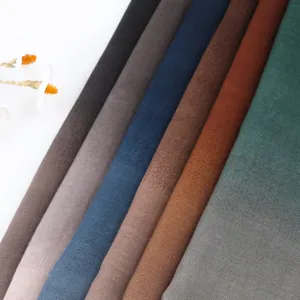 Tessuto in chiffon sfumato lunga sciarpa morbido multifunzionale scialle moda donna