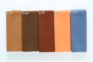 Sciarpa lunga in chiffon di perle tinta unita hijab leggero elegante copricapo donna