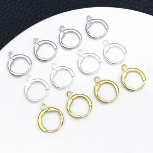 Monachelle Francesi in Lega di Zinco Ganci per Orecchini Accessori per Gioielli Fai da Te Placcati Oro Argento Platino