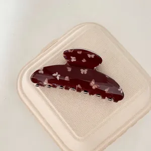 Schattige Koreaanse vlinder haarlemmer voor vrouwen, elegante haarklem haaraccessoire.