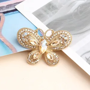 Exquisite crystal butterfly rhinestone accessory for sparkling daily elegance detail.