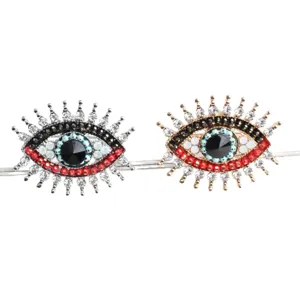 Spilla Strass Malocchio Moda Cristallo Demone Occhio Gioielli Set Accessori Per Le Donne
