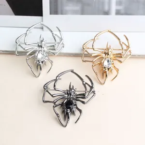 Halloween Spinnen Brosche mit Strass Anzug Nadel Mode Insekt Schmuck Accessoire neu