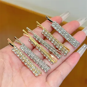 Sparkling rhinestone bobby pins hair clips metal side clips shiny crystal hair accessories
