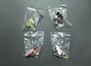Boucle de taille papillon jean régleur boutons en alliage décoratifs lot de 4
