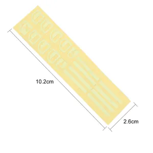 Car window switch luminous stickers fluorescent button decals modification auto accessories 10cm