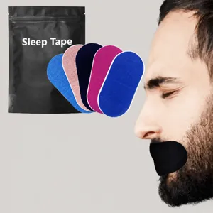 Anti-snoring sleep mouth tape breathable strips for better breathing and stop snoring adults kids.