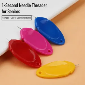 Plastic Needle Threader Quick Wire Tool Portable Sewing Threading Auxiliary Device For Elderly Hand Sewing Machine Craft Supplies