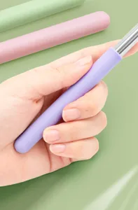 Telescopic touch screen pointing stick for teachers classroom presentation multimedia tablet.