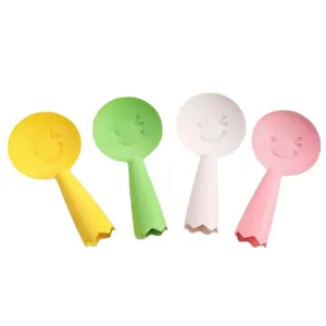 Standing smiley rice spoon non-stick plastic rice paddle kitchen dining table serving tool