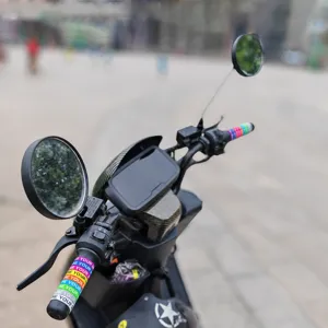 Electric bike handlebar grips anti-slip ring motorcycle silicone protective cover accessories
