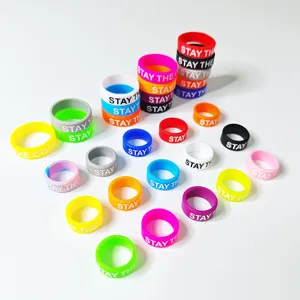 Colorful silicone motorcycle handlebar grip rings, 30mm waterproof anti-slip accessories.