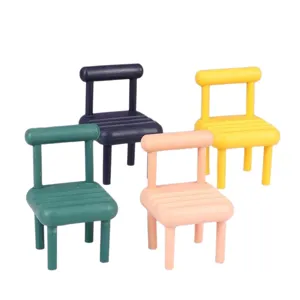 Cute mini chair phone stand desktop lazy bracket multi-color creative mobile holder support
