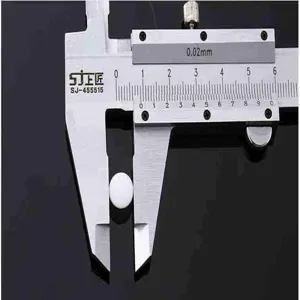Plastic snap button detail view showing precise dimensions for secure fastening applications.