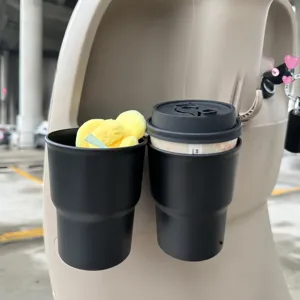 Universal Electric Vehicle Motorcycle Cup Holder Portable Hanging Storage Rack Multifunctional Drink Bottle Holder