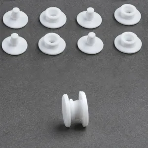 Plastic Disposable Snap Fasteners Press Studs 2-in-1 Buckle For Protective Mask Elastic Band Wristband Fastening Accessories