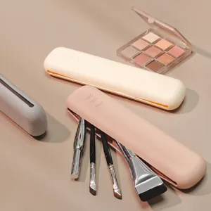 Portable Silicone Makeup Brush Pouch Travel Waterproof Cosmetic Storage Bag