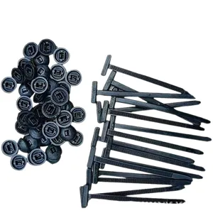 Universal car fender liner clips and push pin zip ties set for automotive repair and maintenance.