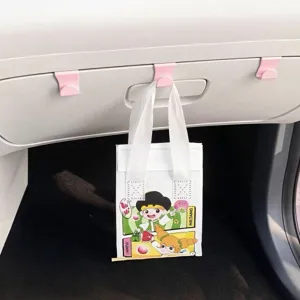 Auto sitz haken rosa aufbewahrung haken niedlich multifunktional handschuhfach organizer auto zubehör