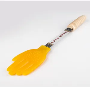 Silicone meridian patting stick body massage hammer scraping palm health tool for daily use.