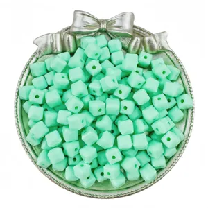 7x7mm Acrylic Cube Beads DIY Loose Square Beads Craft Material Jewelry Making Accessories