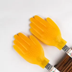 Multifunctional Silicone Meridian Patting Board Wooden Handle Body Scraping Massage Hammer Health Fitness Tool