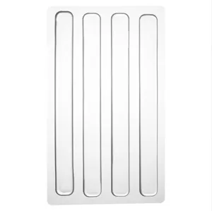 Transparante siliconen bumperstrip zelfklevende wandbescherming stille pad 4stuks