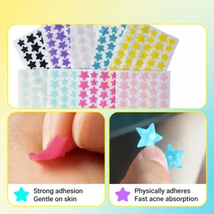 Star shape hydrocolloid acne patch invisible blemish cover pimple sticker multi color