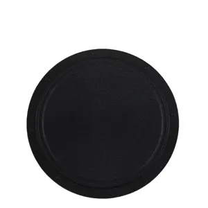 Almohadilla de esponja de baño exfoliante redonda negra para exfoliación corporal y limpieza