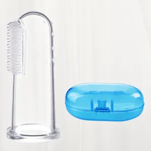 Pet Silicone Finger Toothbrush Soft Clear Dog Cat Oral Cleaning Tool Puppy Teeth Care Cleaning Supplies