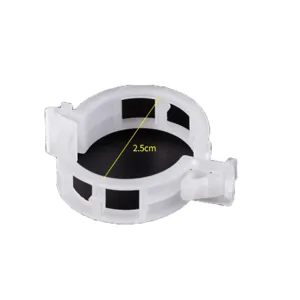 Clip de fixation pour plante en plastique pour tuteur de vigne melon attache blanche