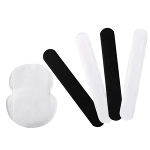 Disposable hat sweat pads collar protector black and white anti-stain liners set